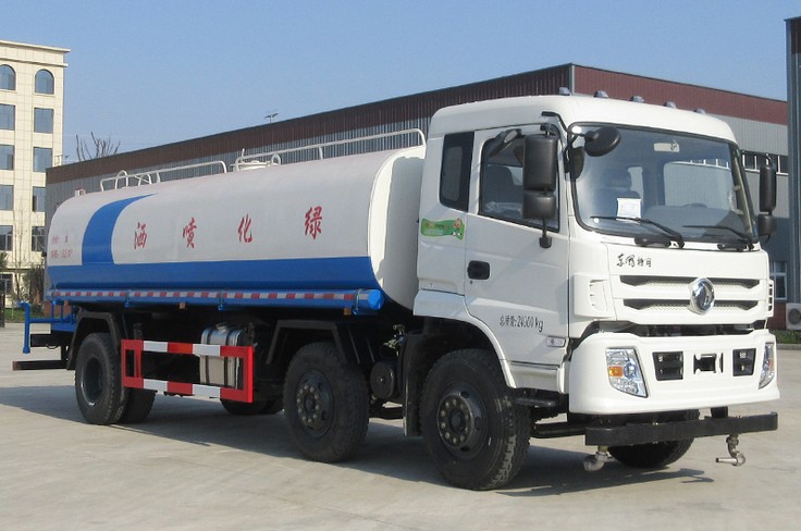 工程灑水車廠家_20噸東風(fēng)特商小三軸工程灑水車