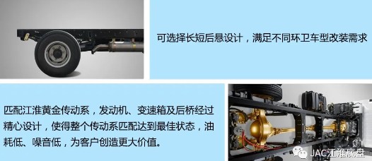 國六江淮帥鈴Q7環衛車底盤特點 國六江淮帥鈴Q7環衛車底盤特點