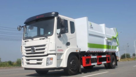 國六東風(fēng)錦程前頂加長型對(duì)接垃圾車 國六東風(fēng)錦程前頂加長型對(duì)接垃圾車