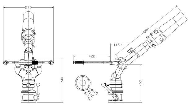 成都威斯特PL消防泡沫/水兩用炮 成都威斯特PL消防泡沫/水兩用炮